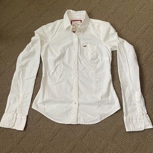Hollister Women’s White Button Up S